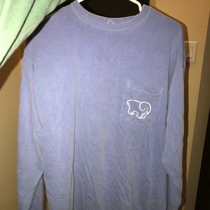 long sleeve purple